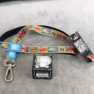 Max & Molly Comic Short Leash & Matrix Ultra LED Light New